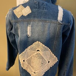 Denim and Lace Jacket
